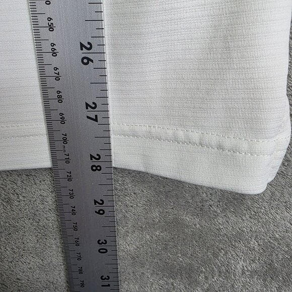 Mens White Chase Edwards Polo Shirt Short Sleeve Microfiber Polyester Size XL - Picture 6 of 7